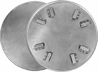 Затирочный диск Linolit® 940.8.4 С (8 креплений, ХК сталь)